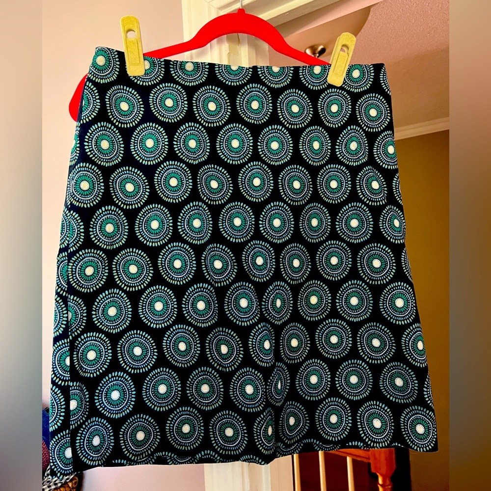 Ann Taylor Factory Navy Blue Pencil Skirt Size 6 EUC